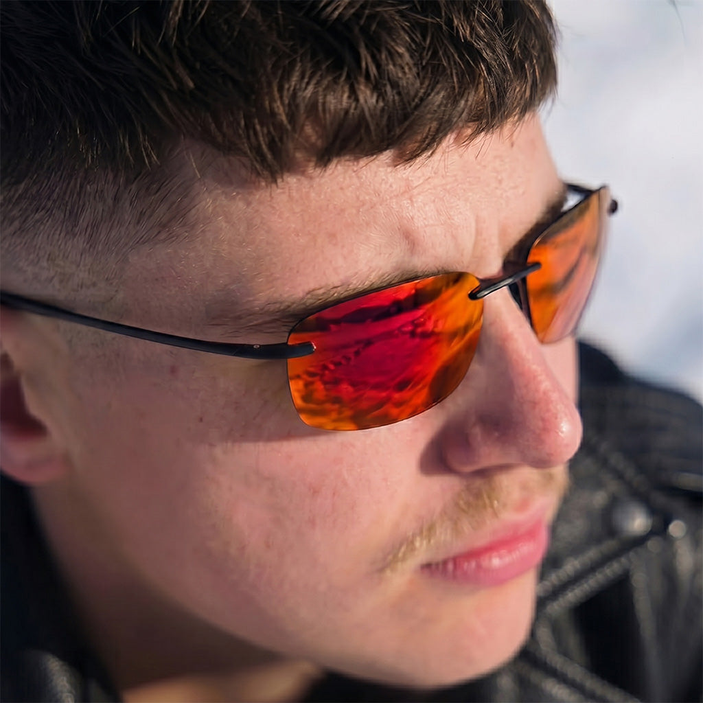 AeroFlex Rimless Polarized Sport Sunglasses