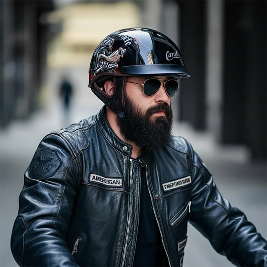 Streetwise Chopper Half Helmet - DOT Approved