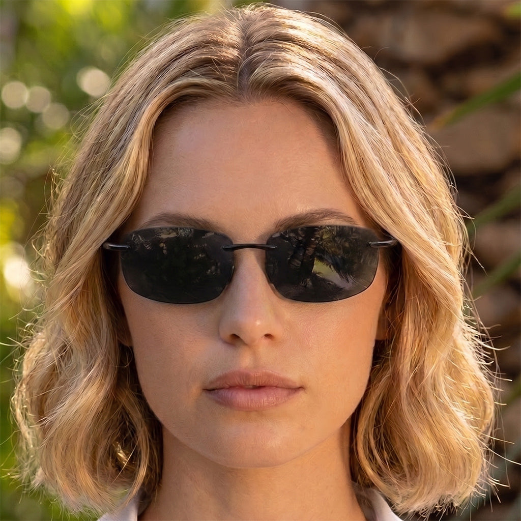 AeroFlex Rimless Polarized Sport Sunglasses