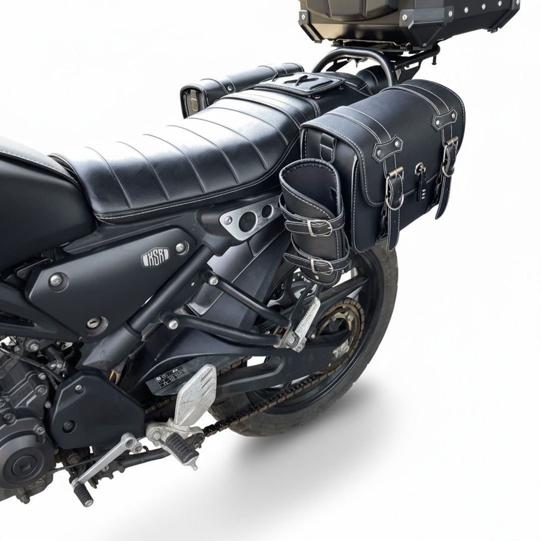 RoadSafe Motorcycle Vintage Saddlebags - Left and Right Pair