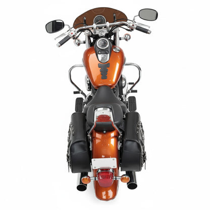 Steampunk Skull Motorcycle Bags – Left and Right Pair