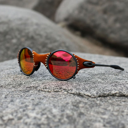 RetroSteampunk Polarized UV400 Sunglasses