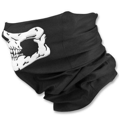 Classic Biker Skull Riding Scarf – Vintage Motorcycle Style