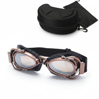 Old School Biker Goggles