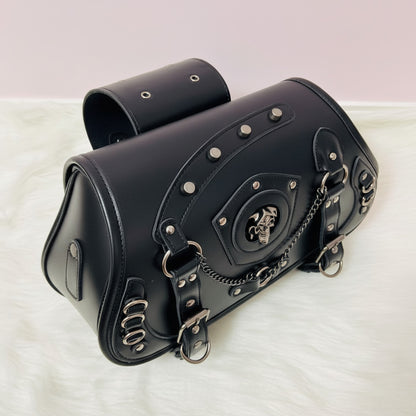 Steampunk Skull Motorcycle Bags – Left and Right Pair