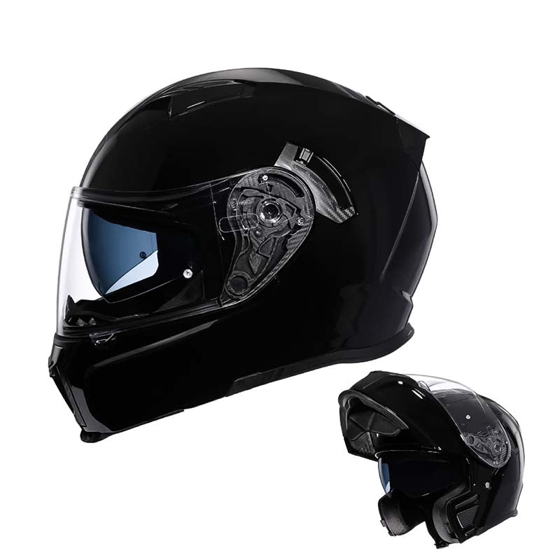 Dual Visor Modular Flip up Helmet - DOT and ECE Approved