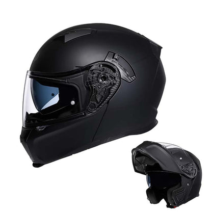 Dual Visor Modular Flip up Helmet - DOT and ECE Approved