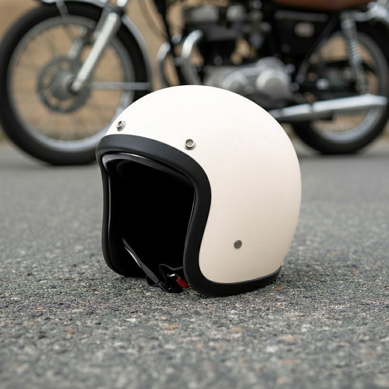 Low Profile Vintage Motorcycle Helmet - Special