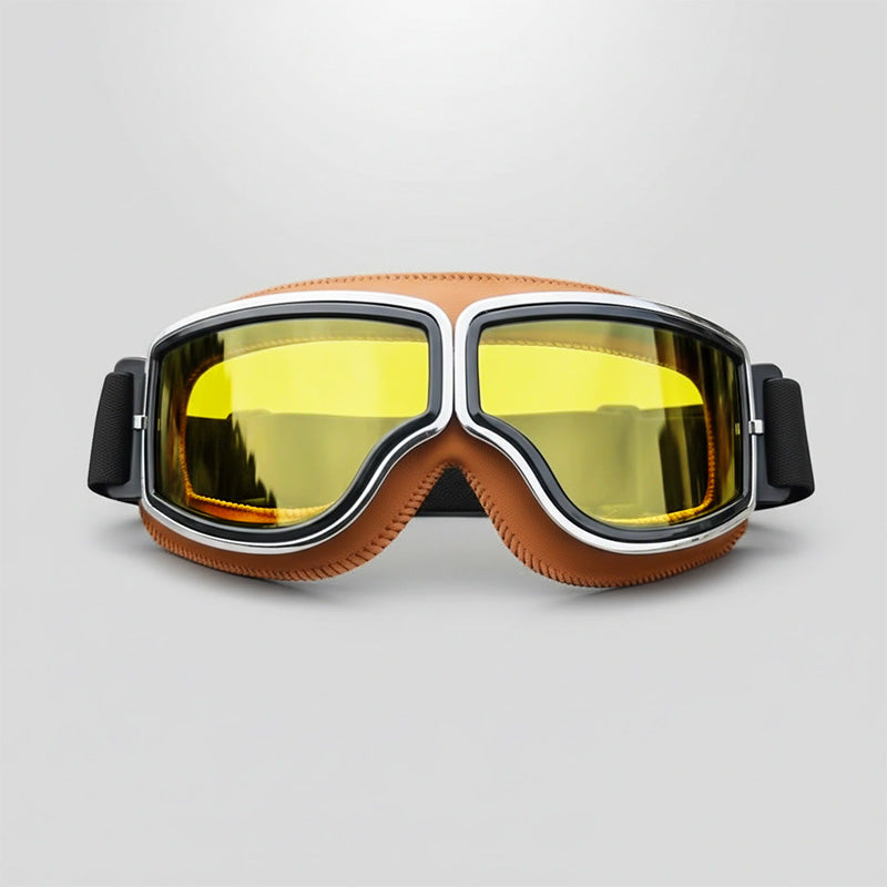 Vintage Motorcycle Goggles - Fit Over Glasses