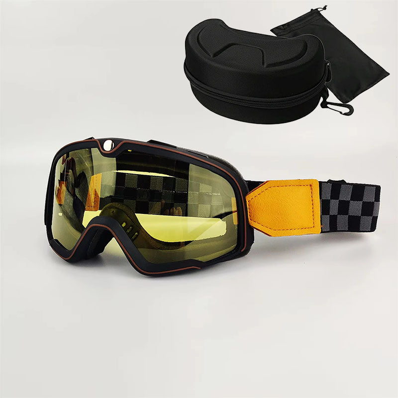 Retro Motorcycle Goggles – Fit Over Glasses
