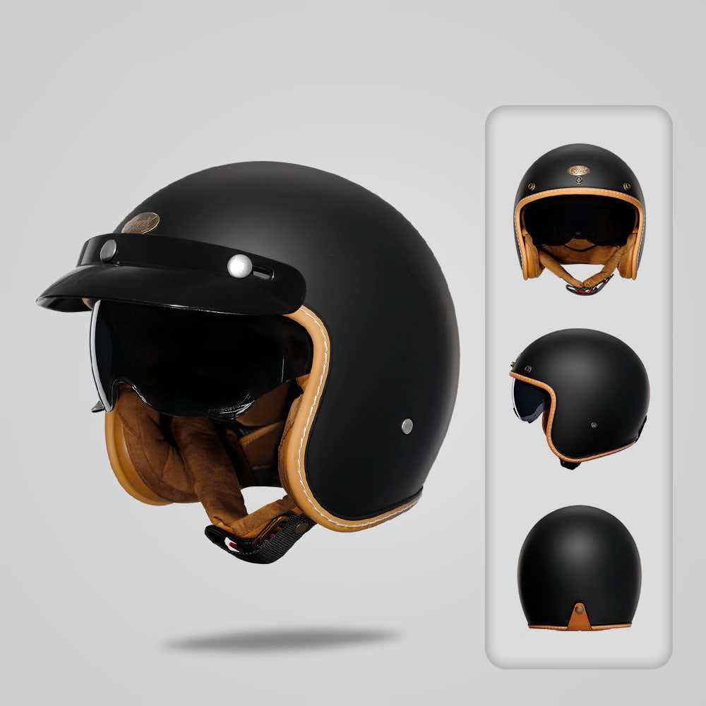 Retro JetLite Open Face Helmet KB